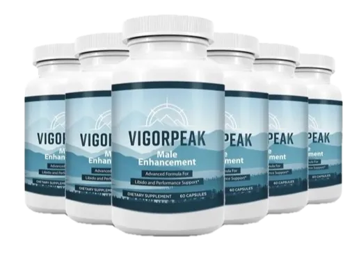 Vigor Peak 6 bottle best value package 180 day supply with free US shipping